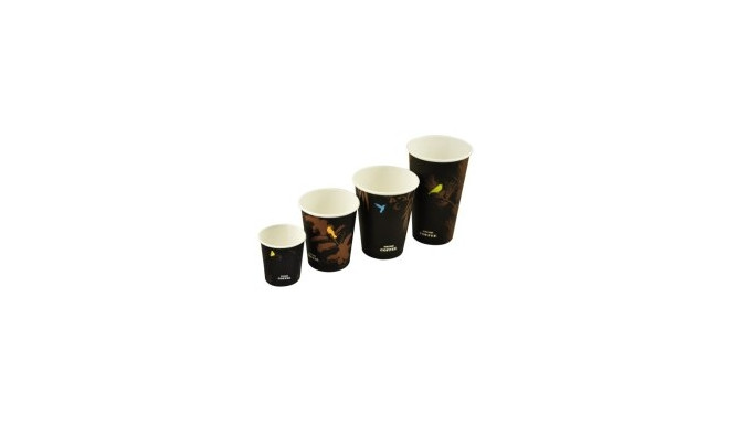 Topsid ühekordsed, paber, COFFEE, 355 ml, D90 mm, 50 tk