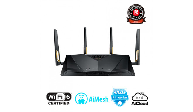 Asus Router RT-AX88U 802.11ax, 1148+4804 Mbit