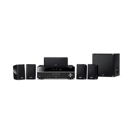 Yamaha YHT-1840, 5.1, must - Ressiiver ja kõlarikomplekt
