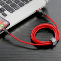 Kabel Baseus Cafule Odolný nylonový kabel USB / Lightning QC3.0 1,5A 2M červený (CALKLF-C09)