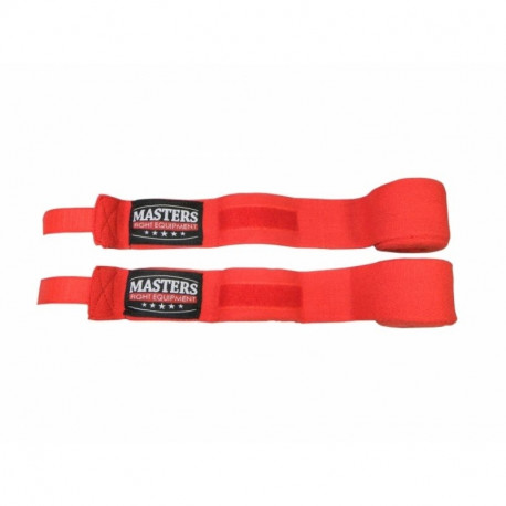 Masters Boxing Wraps - BB-5 13005-02 (czerwony)