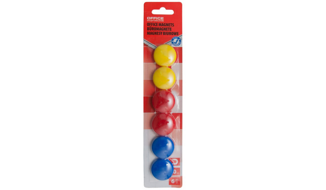 Tahvlimagnet 30mm assortii 6tk, Office Products