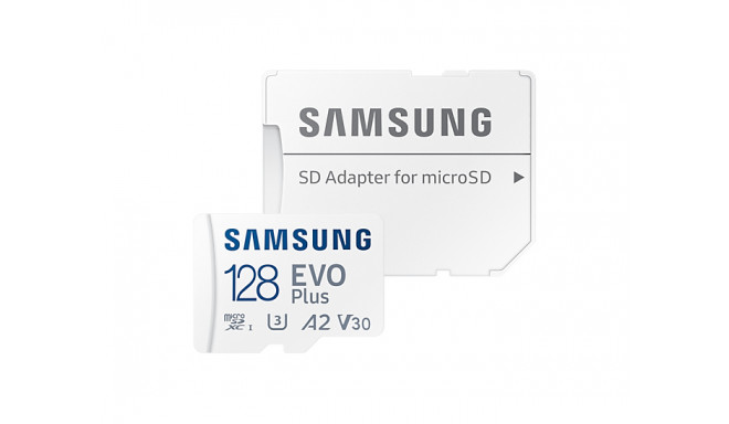 Samsung mälukaart microSDXC 128GB EVO Plus UHS-I U3 130MB/s