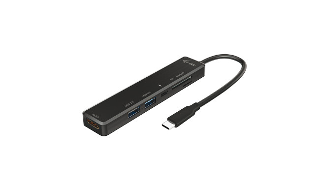 i-tec USB-C Travel Easy Docking Station 4K HDMI Cytnik kart + Power Delivery 60W - Stacja dokująca