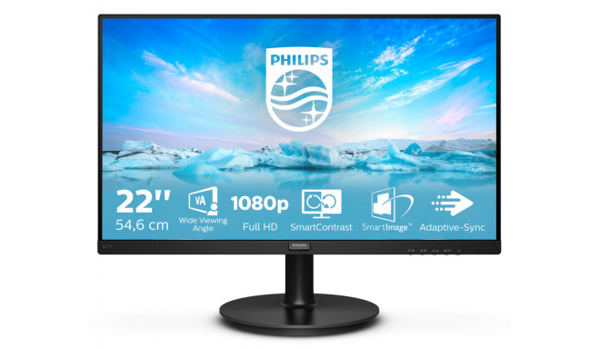 Philips 221V8A - 21,5'' | VA | Full HD | 75Hz