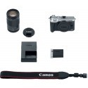Canon EOS M6 + EF-M 18-150mm IS STM, silver