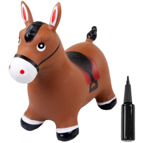 Sun Baby jumping animal horse, brown