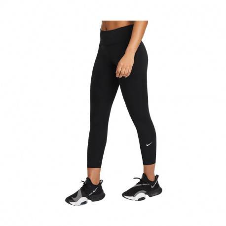 Nike One Mid-Rise Crop Leggings W DD0247-010 (XS) Leggings