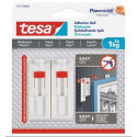 Riputuskonks Tesa reguleeritav, liimitav, ebatasastele pindadele, 1kg, 2 tk/pk