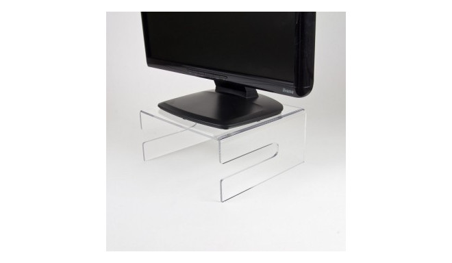 NEWSTAR ACRYLIC MONITOR RISER (FIXED MODEL) 25 KG -