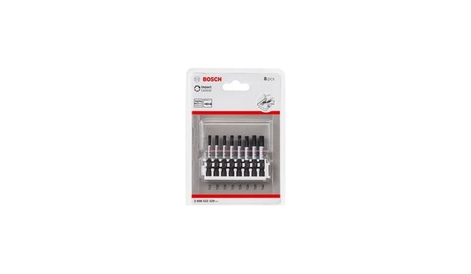 Bosch Pick and Click Impact Control bit set, 50mm, 8 pieces