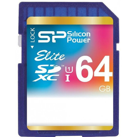 Silicon Power memory card SDXC 64GB Elite U1 (open package)