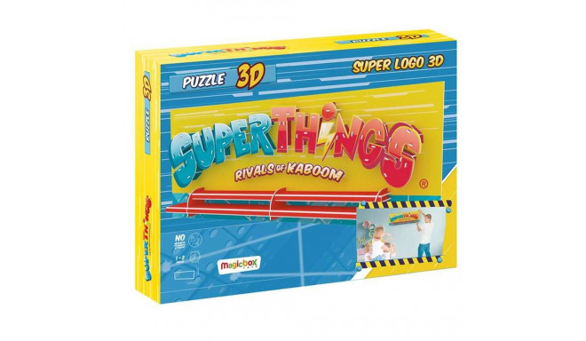 3D Puzzle SuperThings 3D Superlogo 80 x 31 x 7,6 cm (80 x 31 x 7 cm)