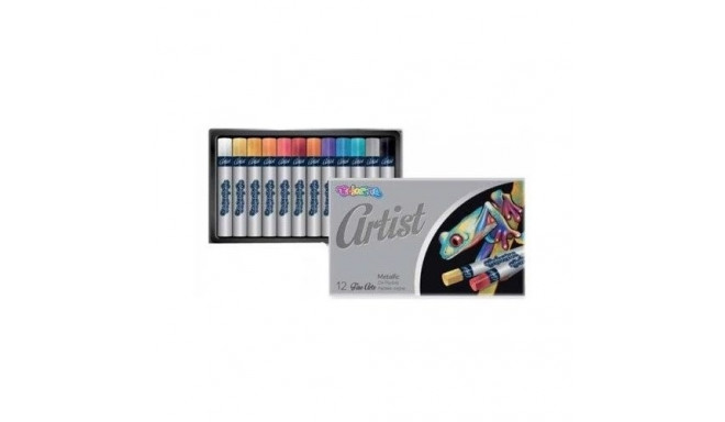 Colorino Artist Metallic Oil Pastels 12 colours