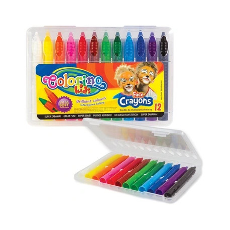 Colorino Kids Face crayons 12 colours
