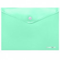 Coolpack document envelope with button PP, A4, Pastel green