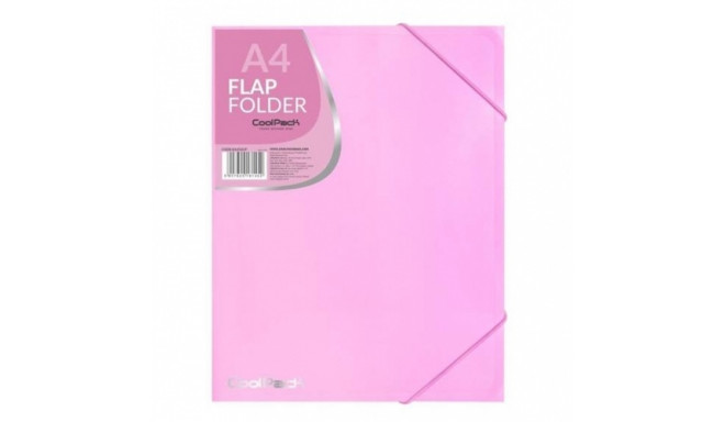 Coolpack flap folder PP, A4, pastel pink