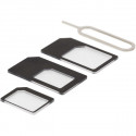 DELTACO SIM card reader gaget (microSIM+miniSIM+nanoSIM) / SIM-109
