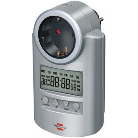 Brennenstuhl taimeriga pistik 12/24h displei 20 programmi 240V/16A/3680W GT-465 (1507500)