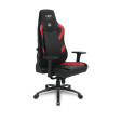 Gaming chair L33T GAMING E-SPORT PRO Excellence (L) (PU) Black - Red decor / 160434