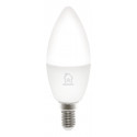 DELTACO SMART HOME LED lamp, E14, WiFI 2.4GHz, 5W, 470lm, dimmable, 2700K-6500K, 220-240V, white / S