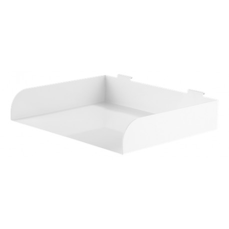 DELTACO OFFICE Document / telephone holder for track panel (DELO-0151), white / DELO-0154