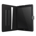 DELTACO case for iPad 9.7 "(2017/2018), vegan leather, magnetic locking, support function, black IPD