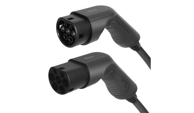 EV-Charging cable DELTACO Type 2 - Type 2, 3 phase, 16A, 5M / EV-3215