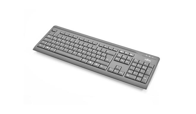 Fujitsu KB410 keyboard USB Polish Black