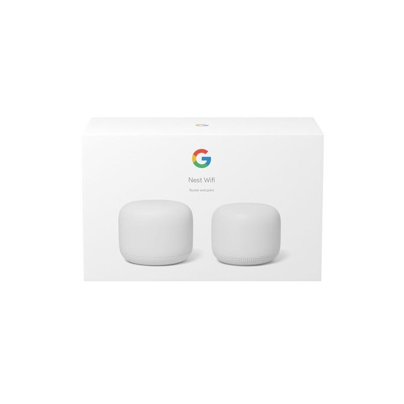 Børnehave madras badning Google Nest Wifi wireless router Gigabit Ethernet Dual-band (2.4 GHz / 5  GHz) 4G White - Routers - Photopoint