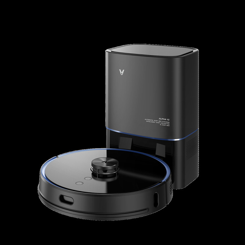 Intelligent vacuum cleaner Viomi S9 Alpha with emptying station (black ...