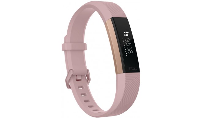 Fitbit трекер активности Alta HR S, розовый/золотистый