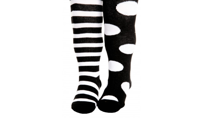 SOKISAHTEL FUNNY DOTS mustad puuvillased sukkpüksid beebidele 422, 430