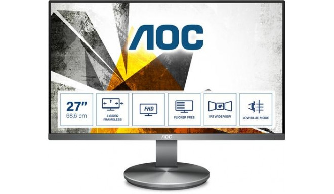 AOC 90 Series I2790VQ/BT computer monitor 68.6 cm (27") 1920 x 1080 pixels Full HD LED Black