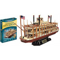 CUBICFUN 3D puzzle Missisippi steamboat