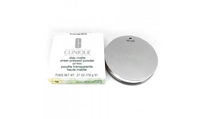 Compact Powders Stay Matte Clinique - 04 - stay honey 7,6 g