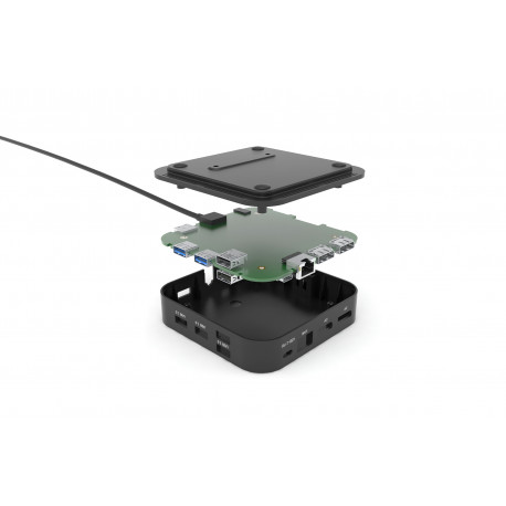 i-tec USB-C Dual Display Docking Station 2x DP LAN AUDIO Power Delivery 100 W + i-tec Universal Char