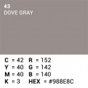 Superior Background Paper 43 Dove Grey 1.35 x 11m