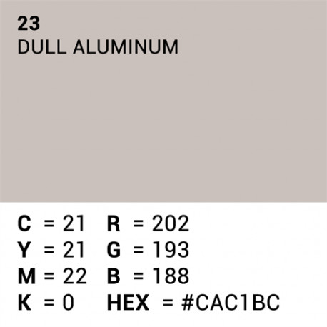 Superior paberfoon 2,72x11m, 23 dull aluminum