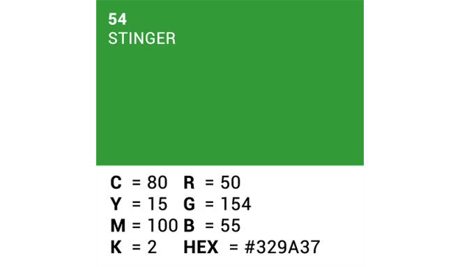 Superior Background Paper 54 Stinger Chroma Key 2.72 x 25m