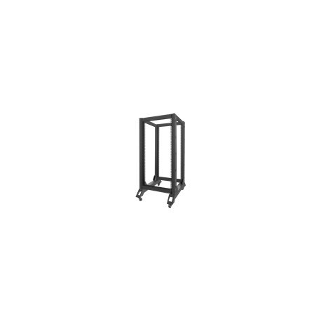LANBERG OR01-6822-B avatud rack 19 22U/600x800mm must