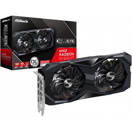 ASRock видеокарта AMD Radeon RX 6650 Challenger D 8GB OC-
