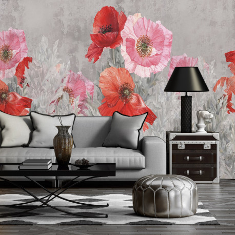 Fototapeet - Gray Meadow - 100x70