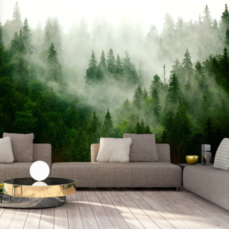 Fototapeet - Mountain Forest (Green) - 400x280