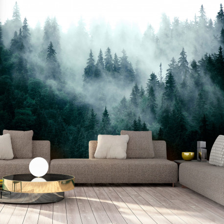 Fototapeet - Mountain Forest (Dark Green) - 300x210