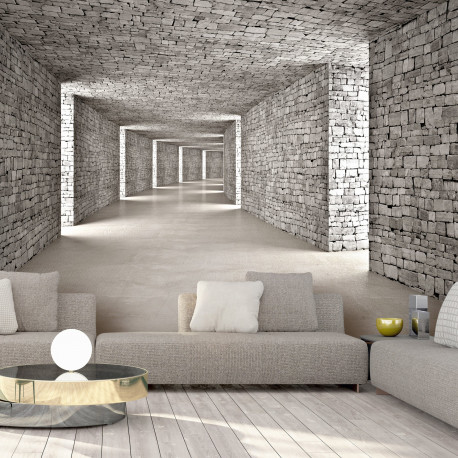Fototapeet - Mysterious Tunnel - 300x210