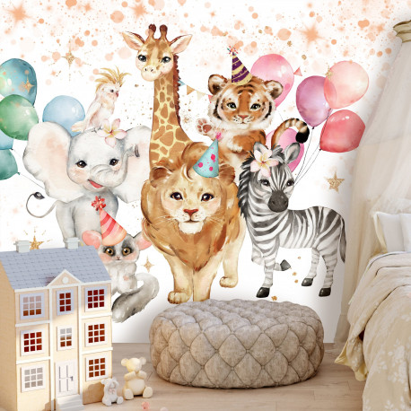 Fototapeet - Happy Crowd - 450x315