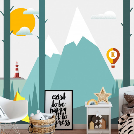 Fototapeet - On the Camping - 450x315