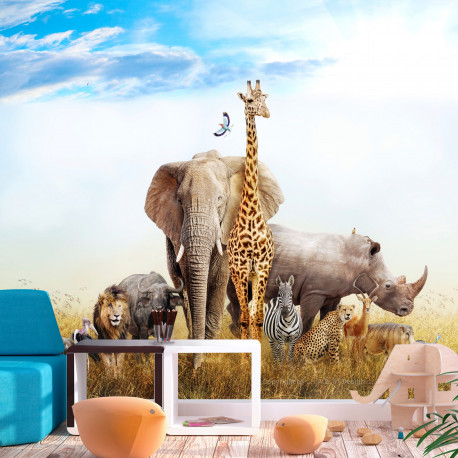 Fototapeet - Fauna of Africa - 200x140