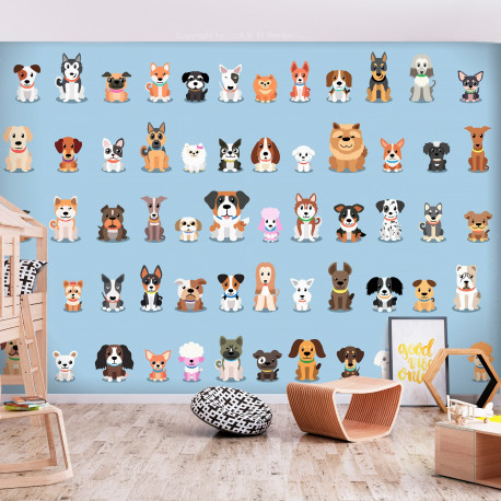 Fototapeet - Happy Crowd - 250x175